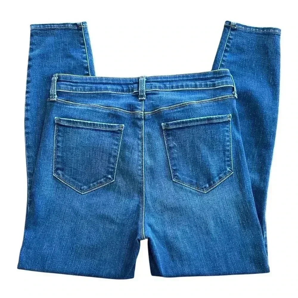 L'AGENCE Pants Womens 30 Blue Denim Jeans Margot Skinny High Rise
